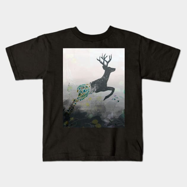 Leap of Faith Kids T-Shirt by Amanda Jane